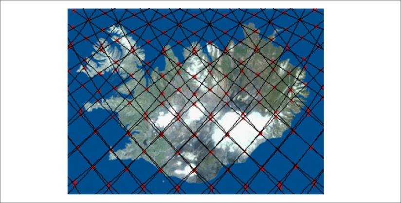 Lines of convection system - Iceland accurate
