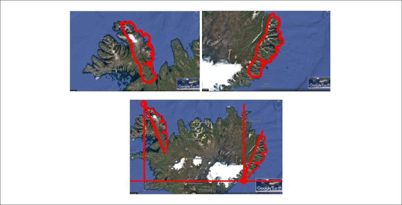 Vestfirðir og Austfirðir - samanburður