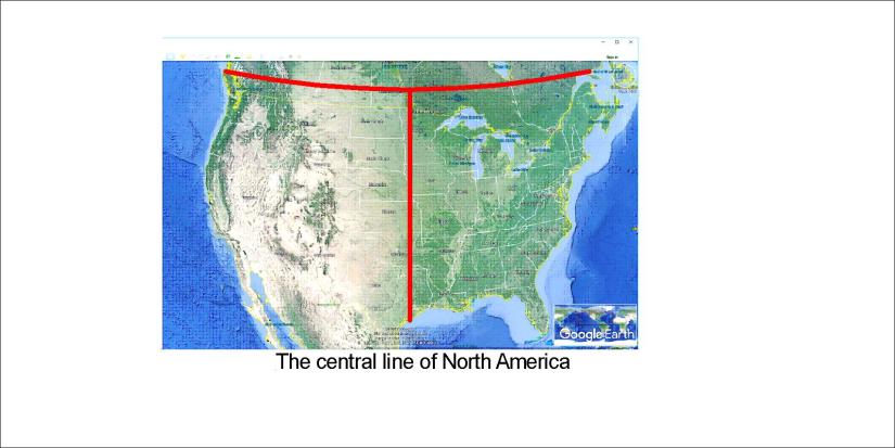 The central line of NA