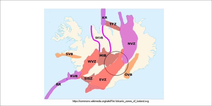 Volcanic Zones and Belts of Iceland - Skagafjörður Volcanic Belt added