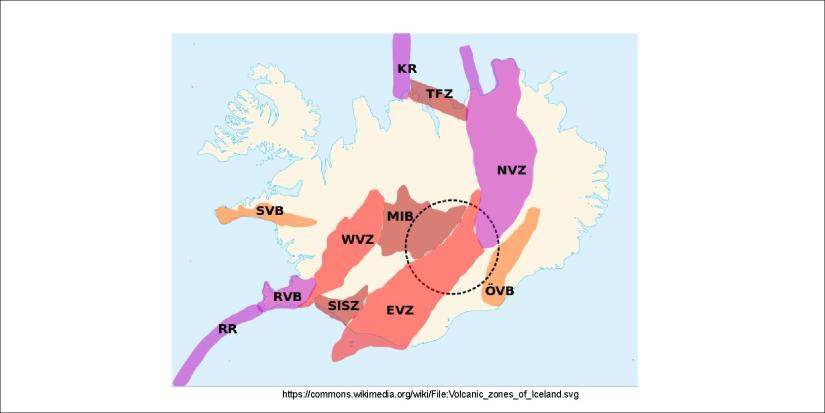 Volcanic Zones and Belts of Iceland