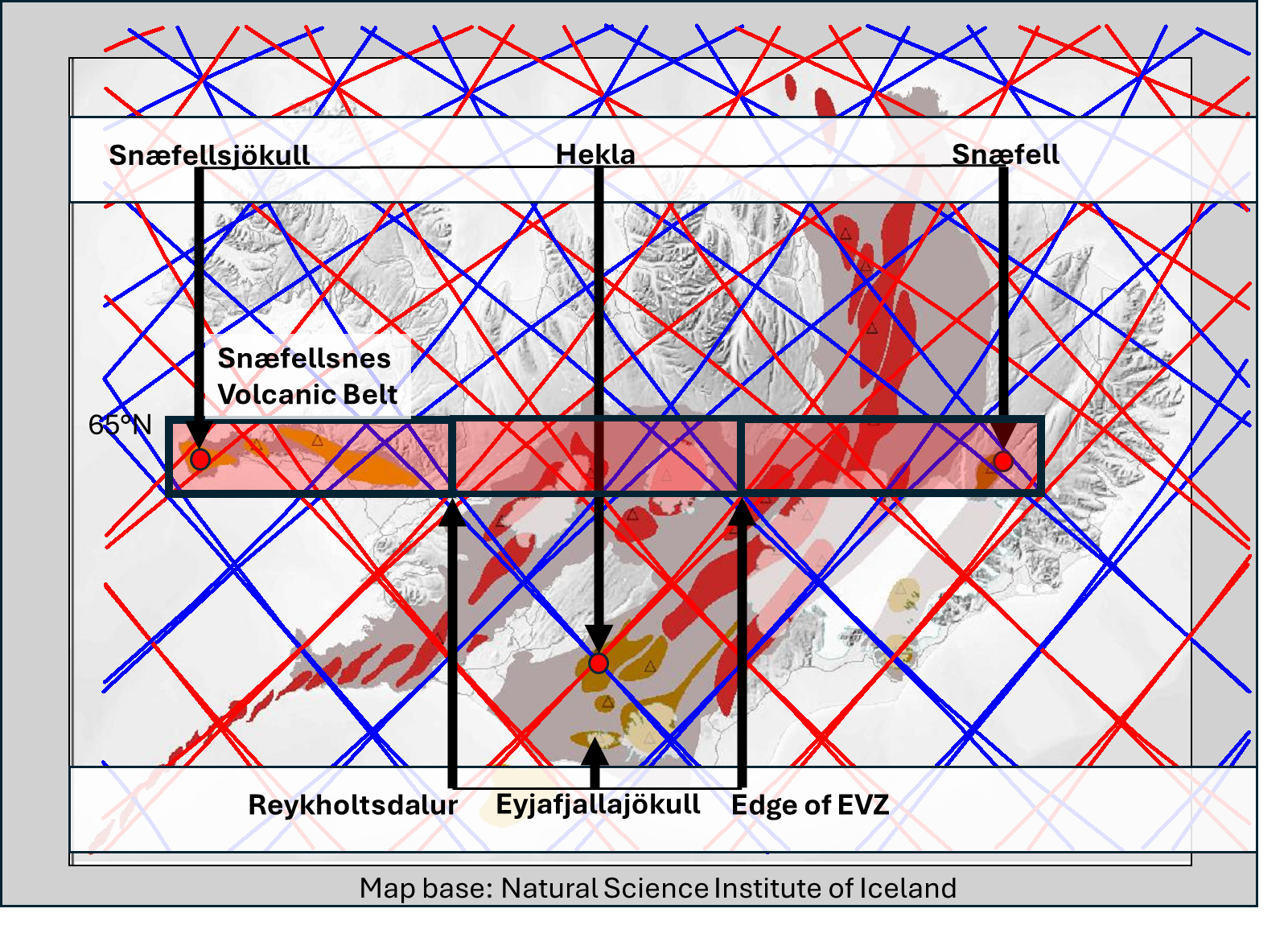 Geometric Symmetry of Volcanic Zones Along the 65th Parallel in Iceland ...